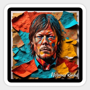 Norman Reedus // Paper Art Sticker